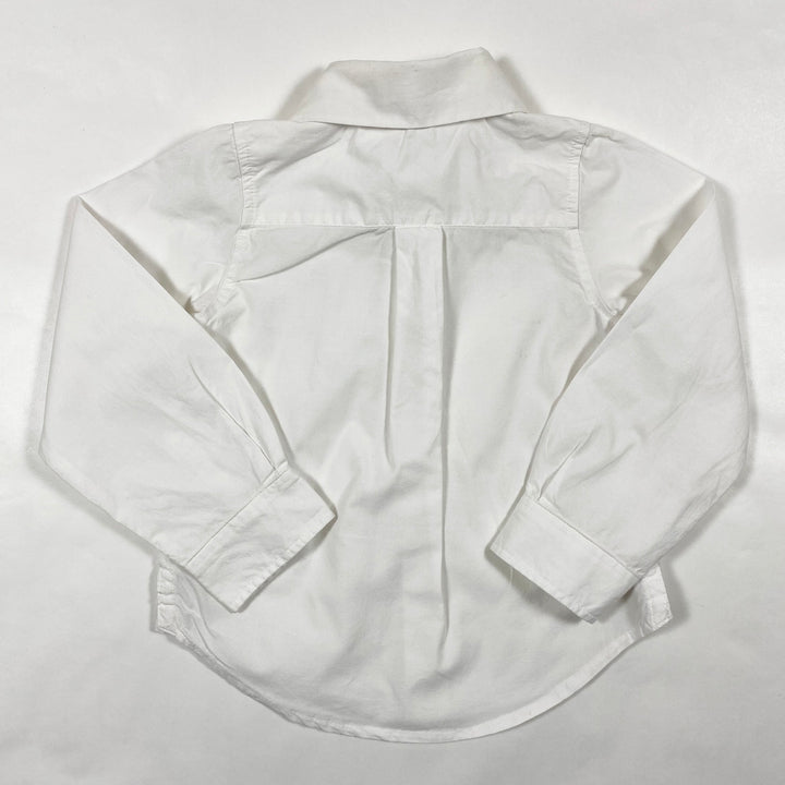 Jacadi white long-sleeved shirt 2Y 3