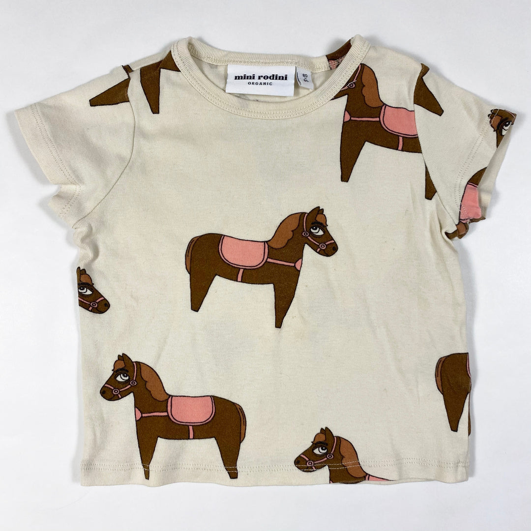 Mini Rodini horse t-shirt 80/86 1