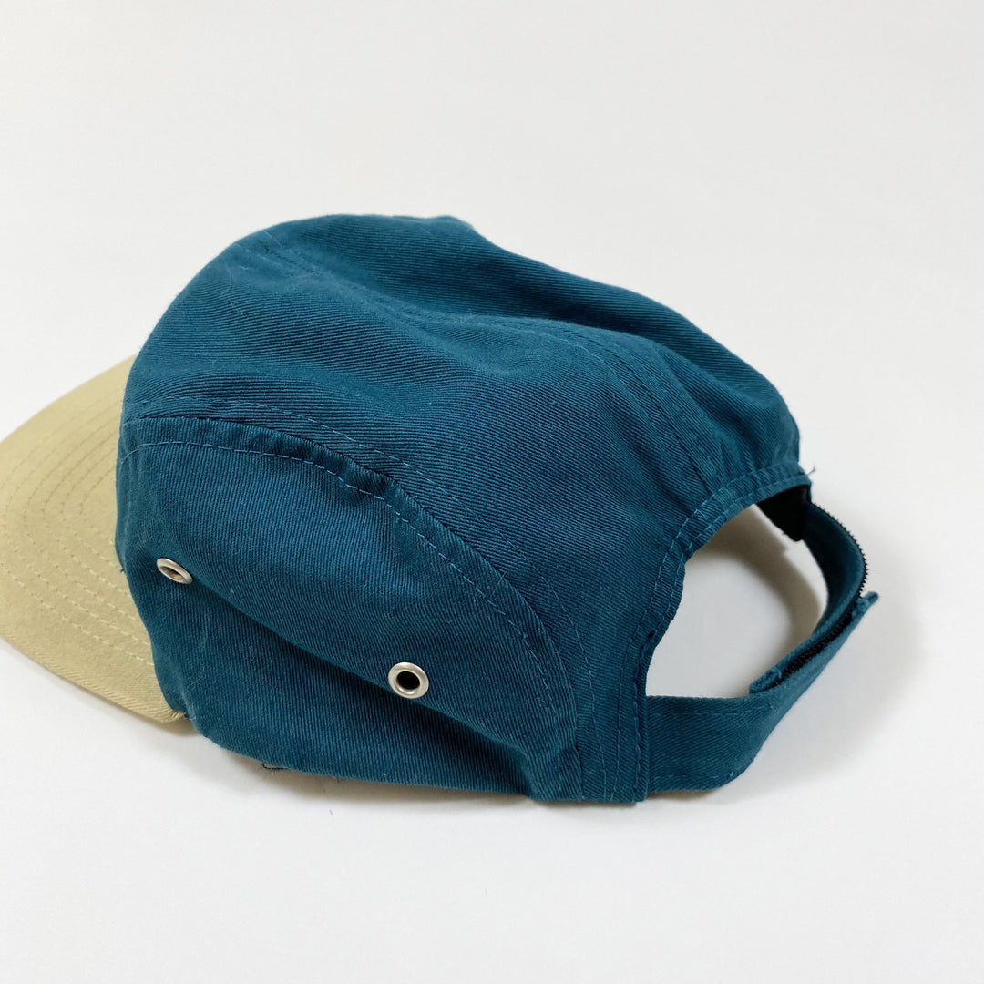 Lil'Boo block green 5 panel cap with square brim visor S/9M-1.5Y/47-50