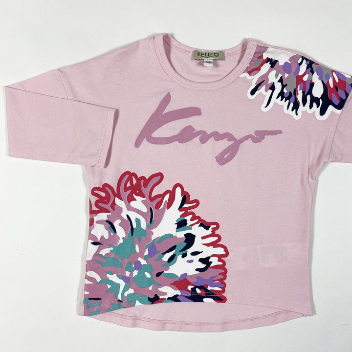 Kenzo Kids pink long-sleeved shirt 2A/86