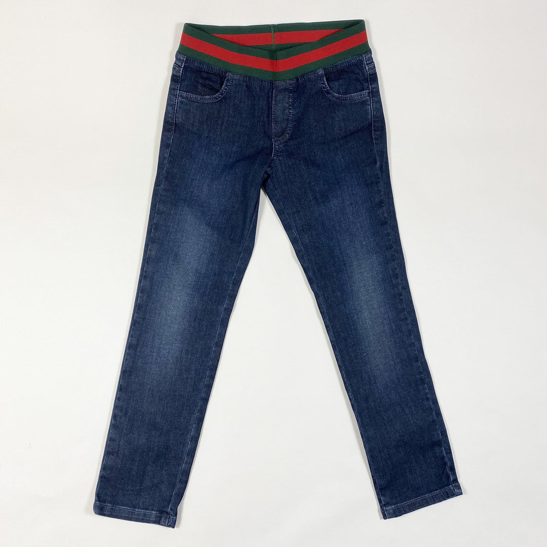 Gucci Kids slim dark blue stretch jeans 5Y