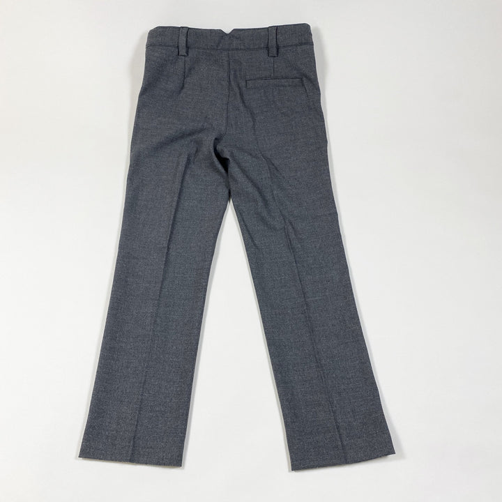 Jacadi dark grey straight fine wool mix lined trousers 6Y/116cm