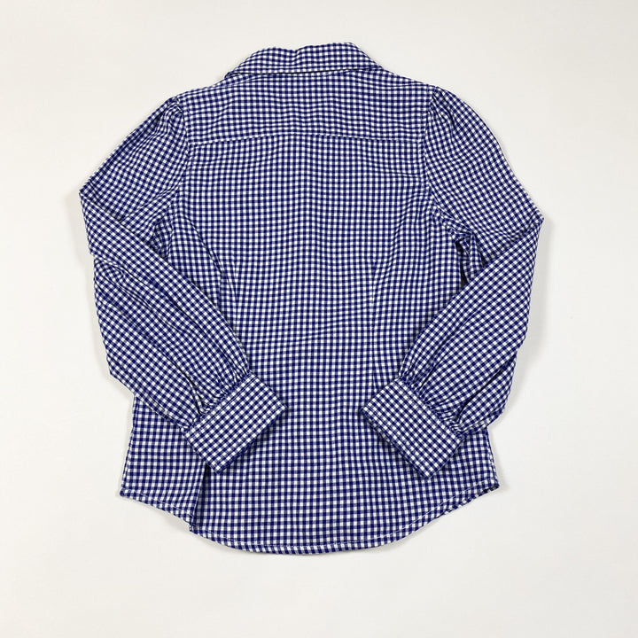 Ralph Lauren blue gingham brushed cotton blouse 5Y