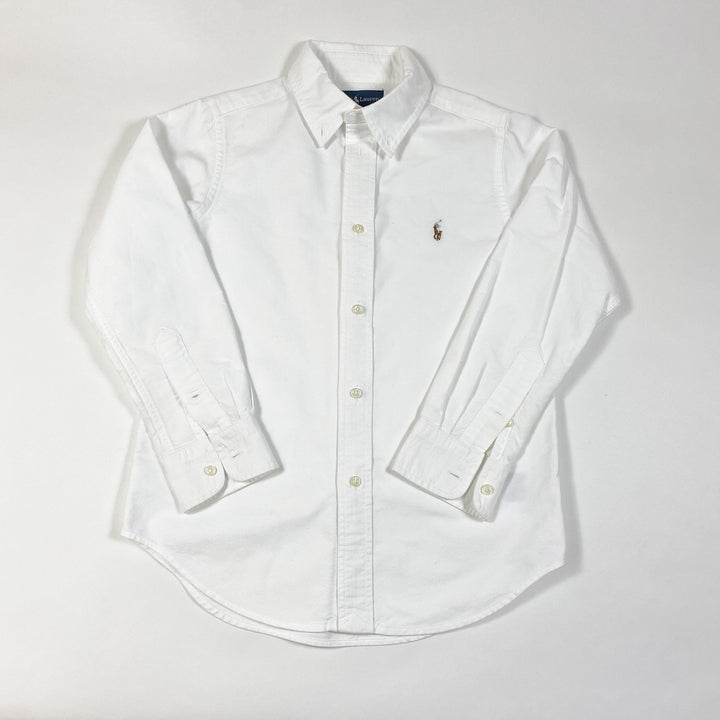 Ralph Lauren white button down shirt 6Y