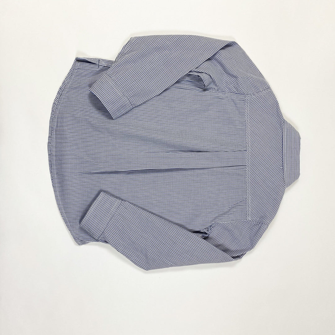 Jacadi navy fine checked shirt 6Y/116cm