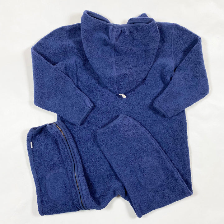 Hess Natur navy organic teddy fleece overall 3Y/98 4