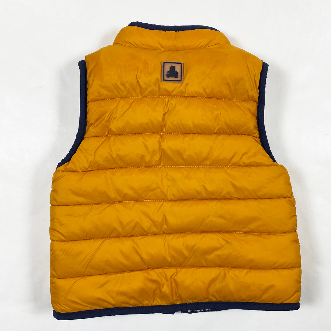 Gap orange faux sherpa gilet 18-24M 3