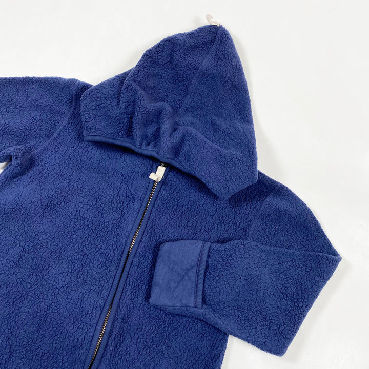 Hess Natur navy organic teddy fleece overall 3Y/98 2