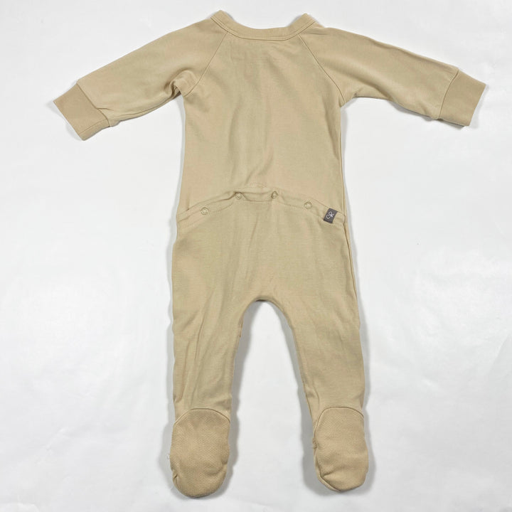 Goumi beige bamboo zip pyjama 6-9M 2