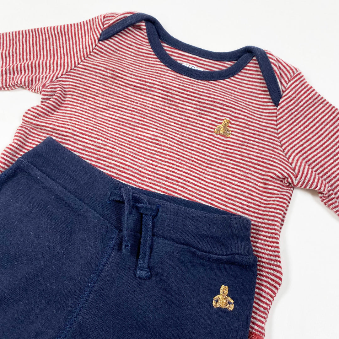 Gap navy/red outfit 0-3M 2