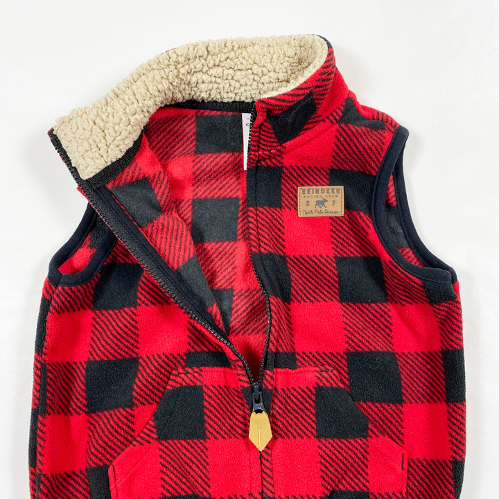 Carter´s lumberjack fleece gilet 18M 2