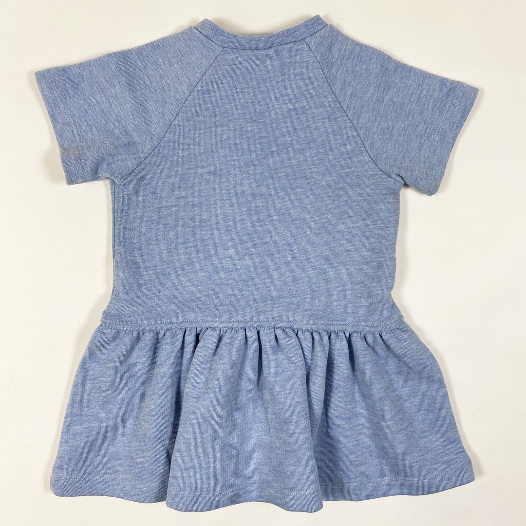 Livly weiches blaues French Terry Kleid 12-18M