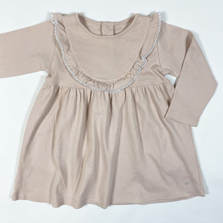 Livly soft pink lace detail dress 9-12M