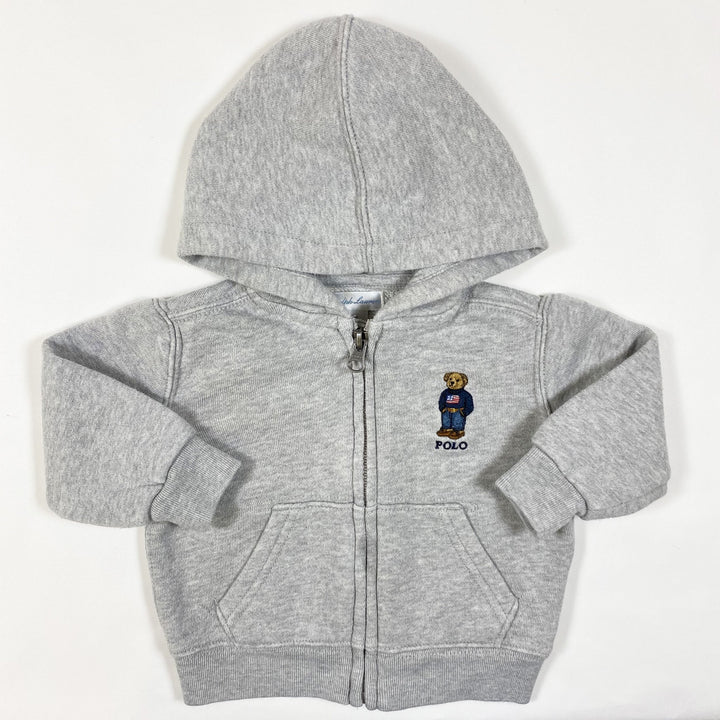 Ralph Lauren grey zip hoodie 9M