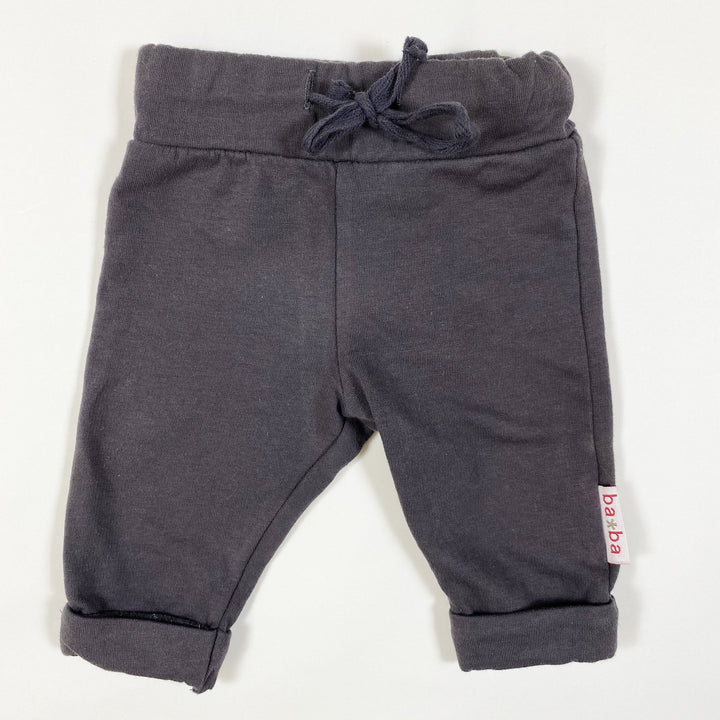 Ba*Ba dunkelbraune Baby-Hose NB