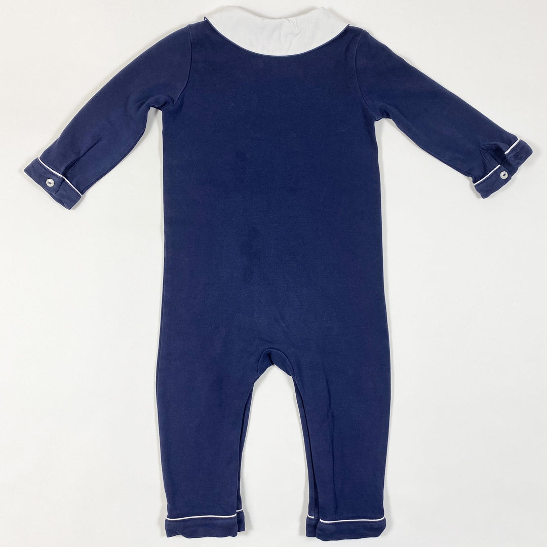 Ralph Lauren marineblauer Zweireiher-Pyjama 12M