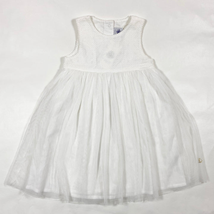 Petit Bateau white festive dress Second Season 36M/95 1