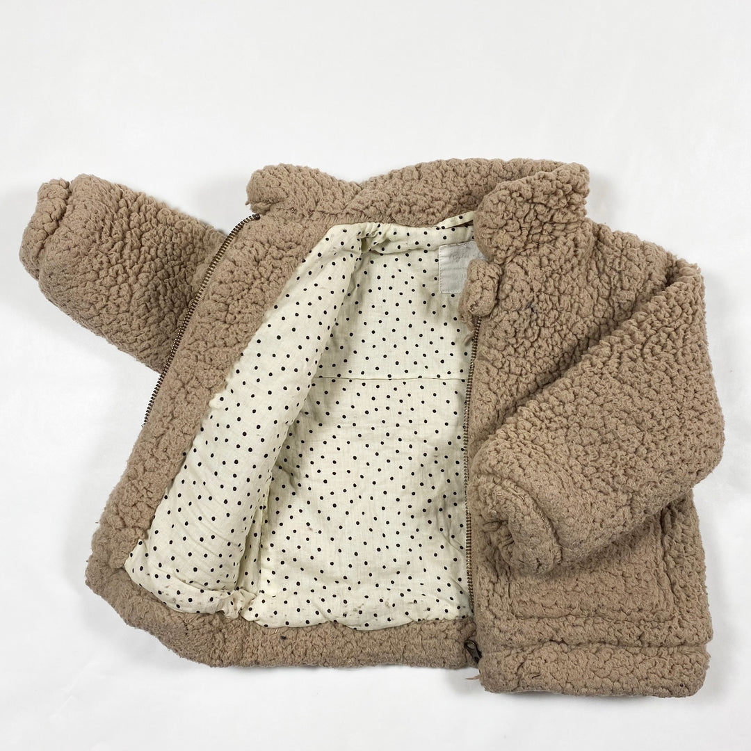 Rylee & Cru beige teddy jacket 18-24M 2