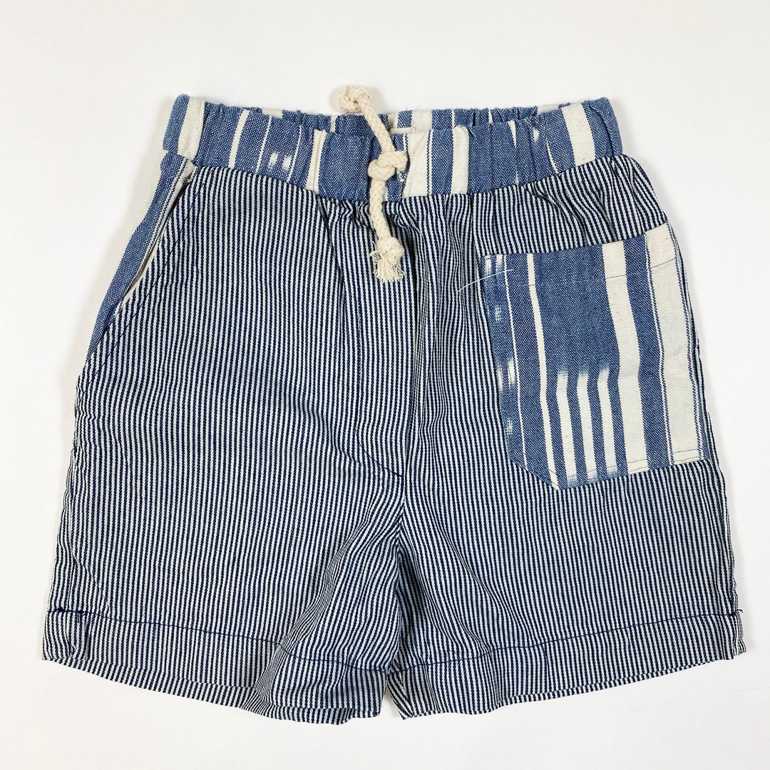 Nico Nico blue batik striped shorts Second Season 4Y