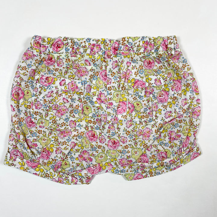 Bonpoint ecru floral shorts 2Y 3