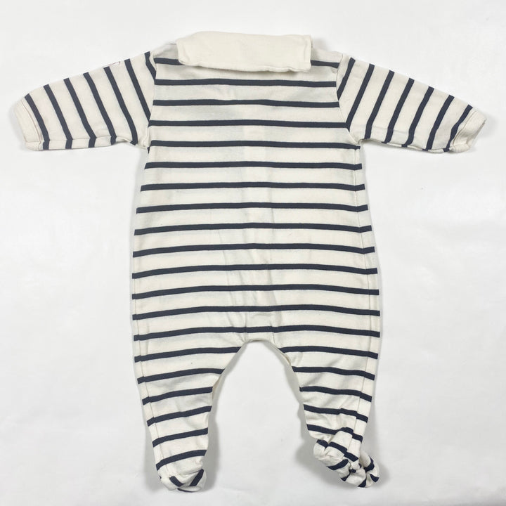 Petit Bateau mariniere stripe collared pyjama 3M/60 2