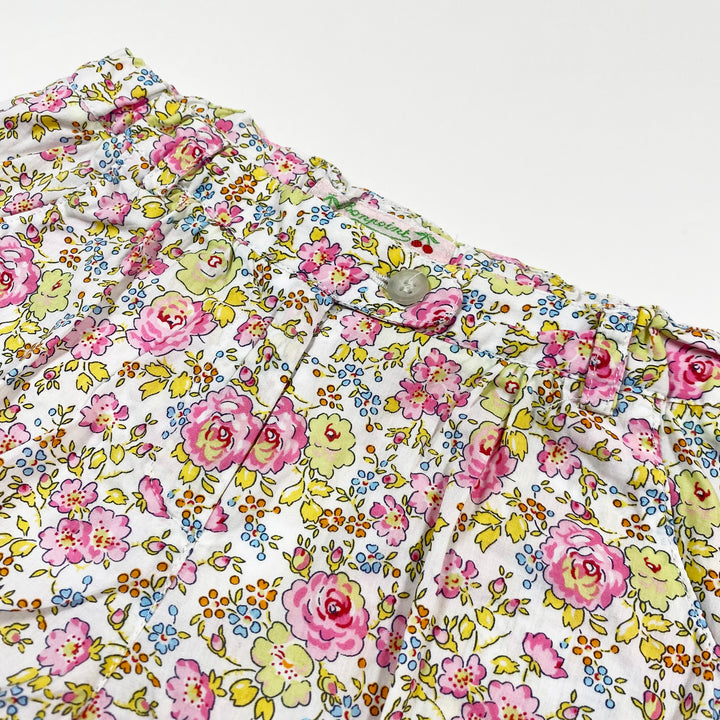 Bonpoint ecru floral shorts 2Y 2