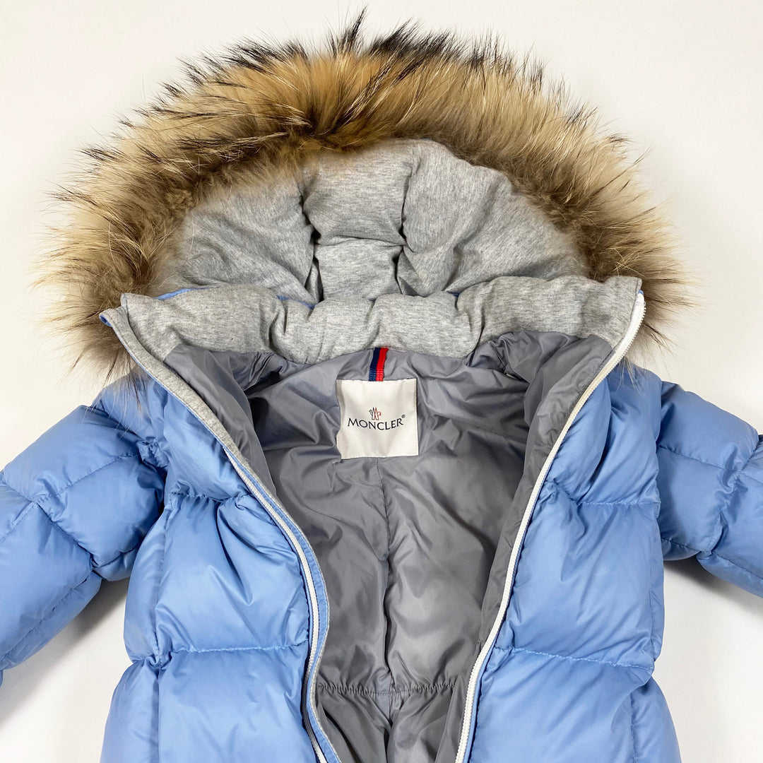 Moncler baby blue winter overall 2A/92