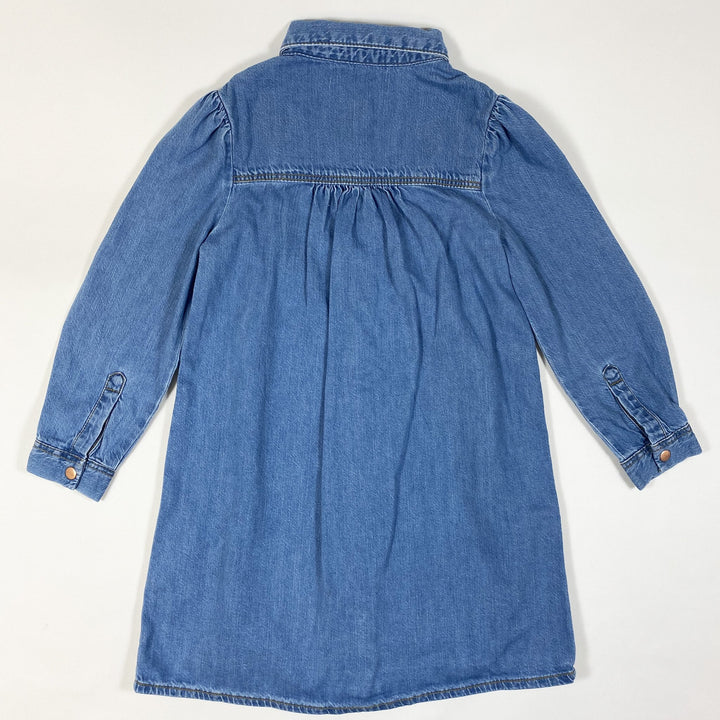 Zara blue denim shirt dress with push buttons 7Y/122