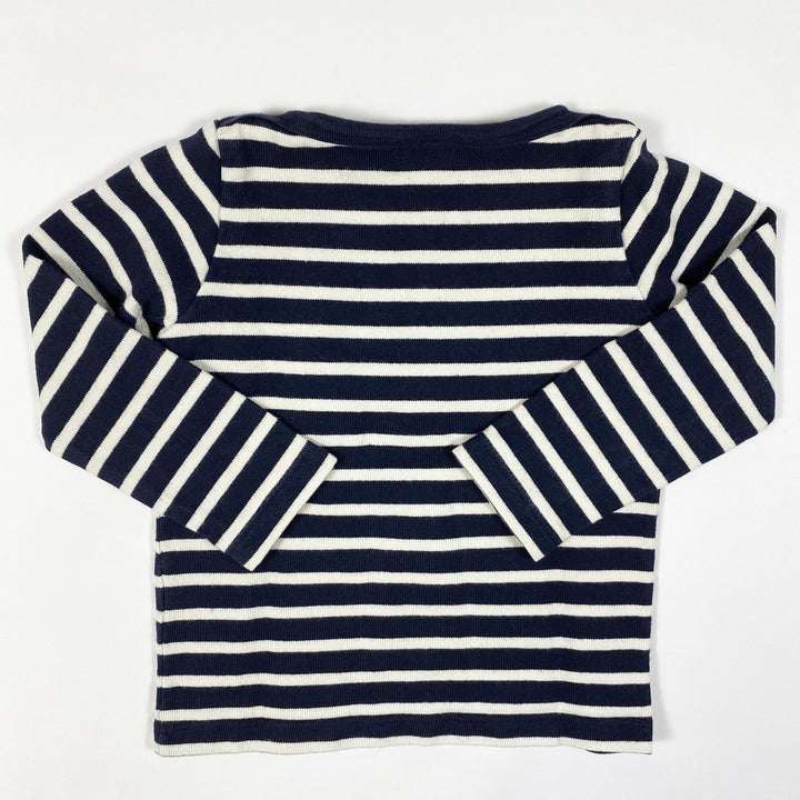 Petit Bateau navy striped marinière shirt 3/95cm