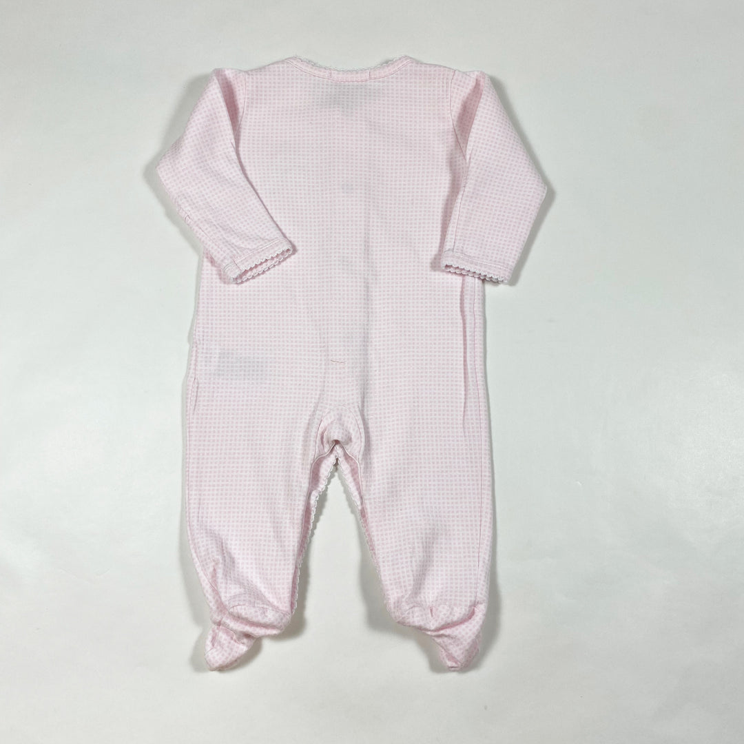 Kissy Kissy pink checked rabbit pyjama NB 2