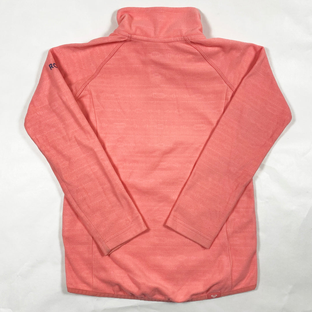 Roxy peach half-zip fleece 10Y/M 2