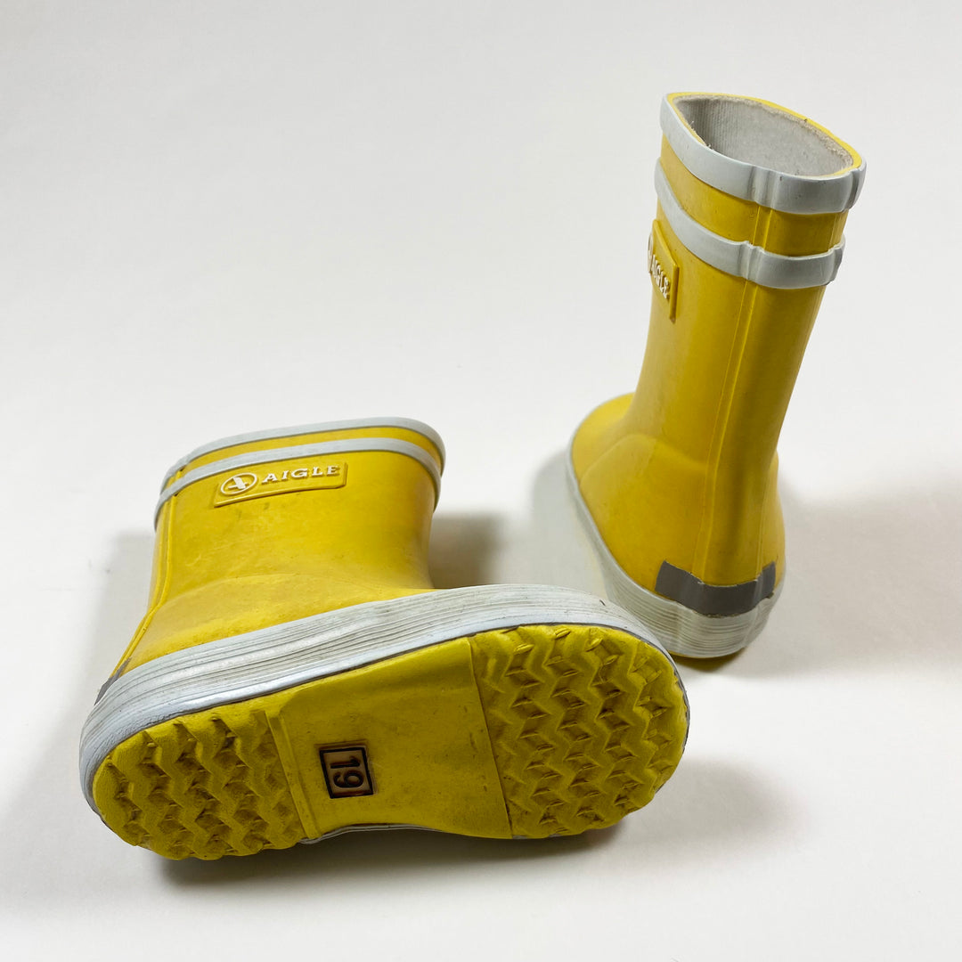 Aigle yellow wellies 19 2