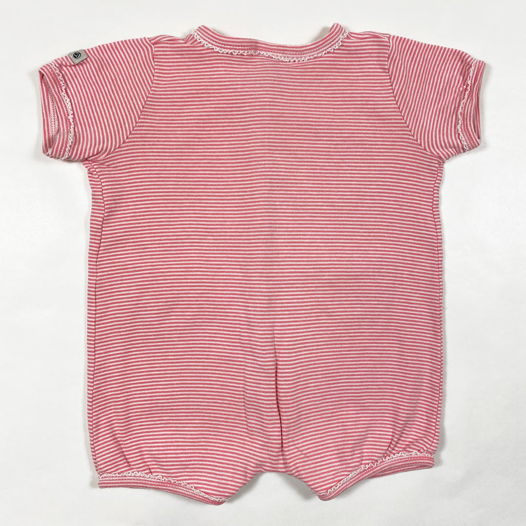 Petit Bateau pink striped short pyjama 3M/60 2