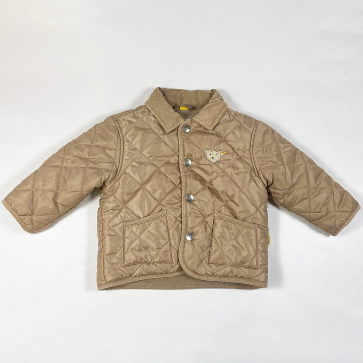 Steiff beige quilted jacket 74/9M 1