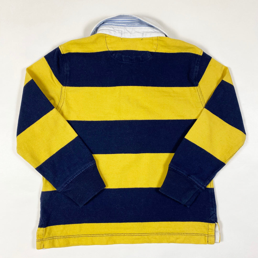 Ralph Lauren yellow/blue striped rugby shirt 3/3T 2