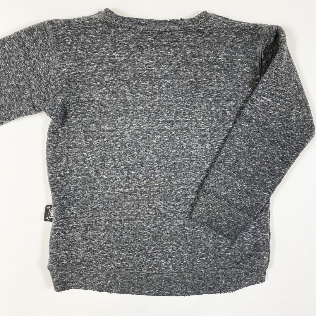 Nununu World grey mélange sweatshirt 2-3Y