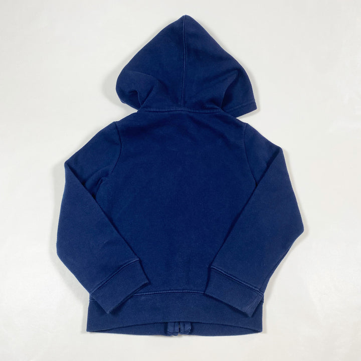 Gap navy logo zip hoodie 5Y 2