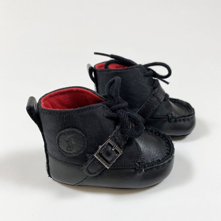 Ralph Lauren schwarze baby Booties 16