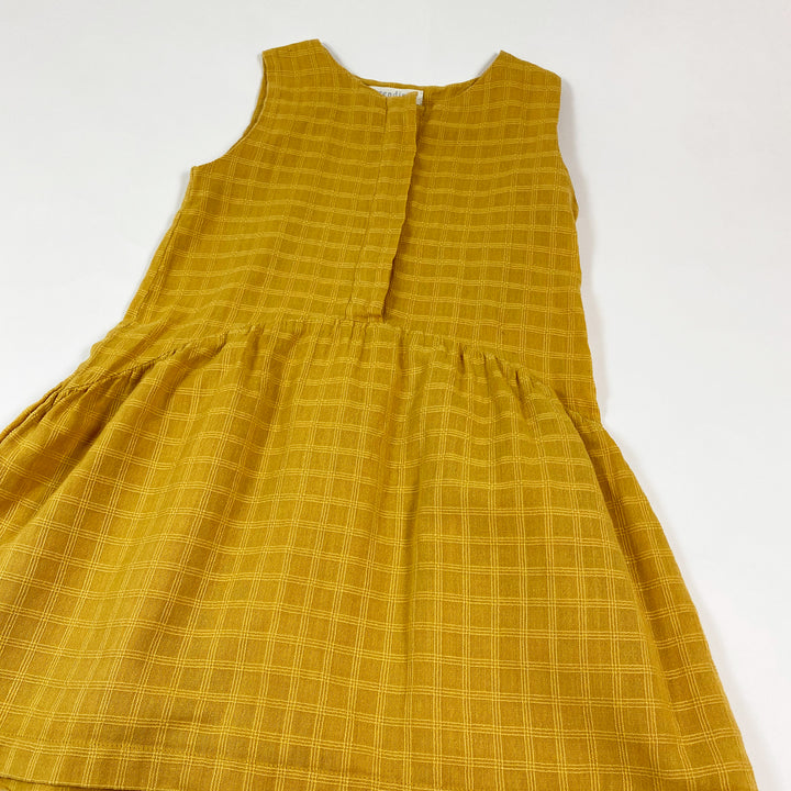 Serendipity gold yellow sleeveless dress 104/4Y 2