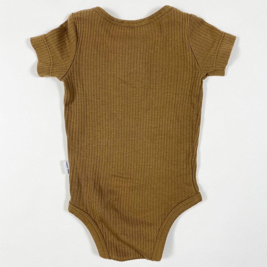 Jamie Kay caramel rib short-sleeved body 0-3M