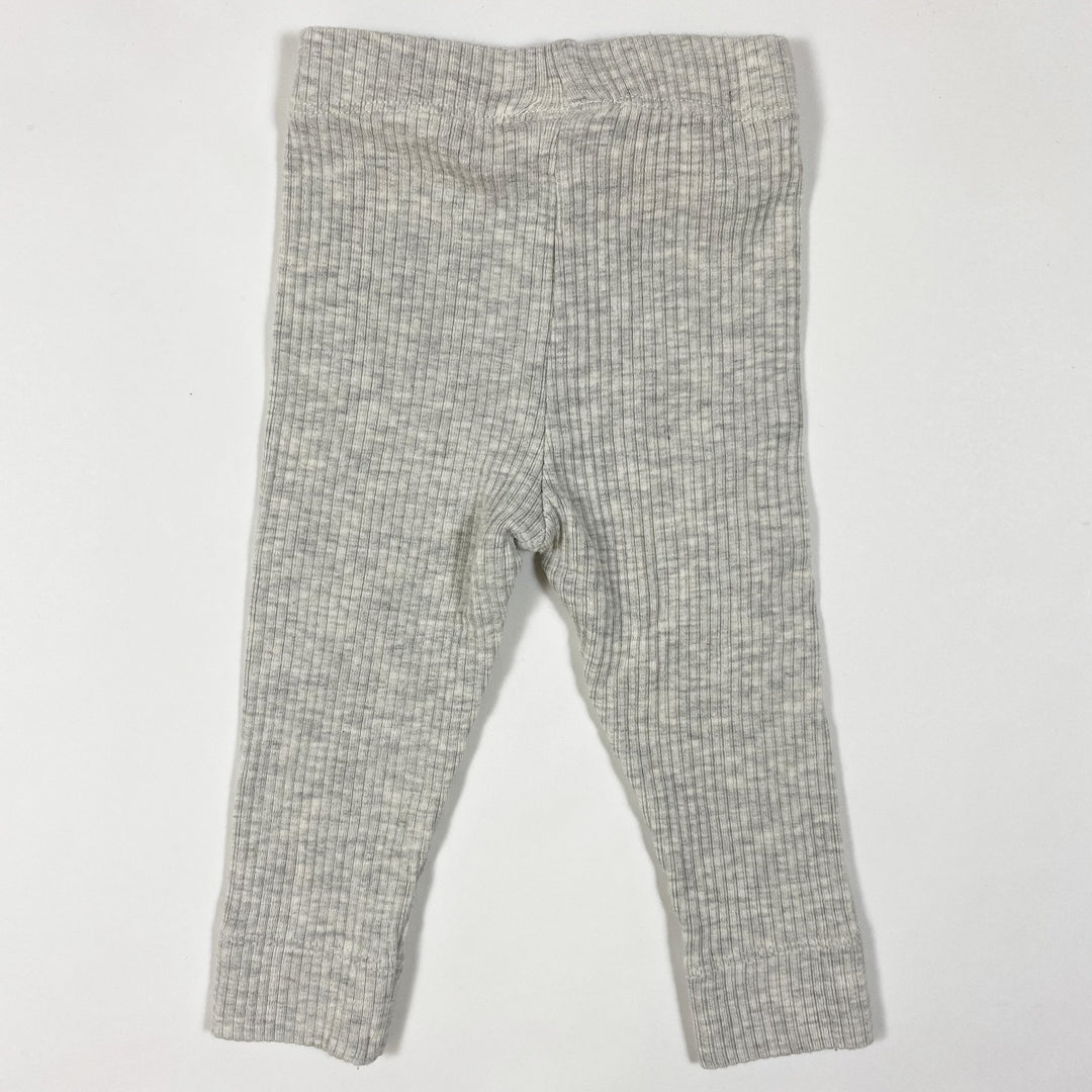 Jamie Kay light grey rib modal leggings NB