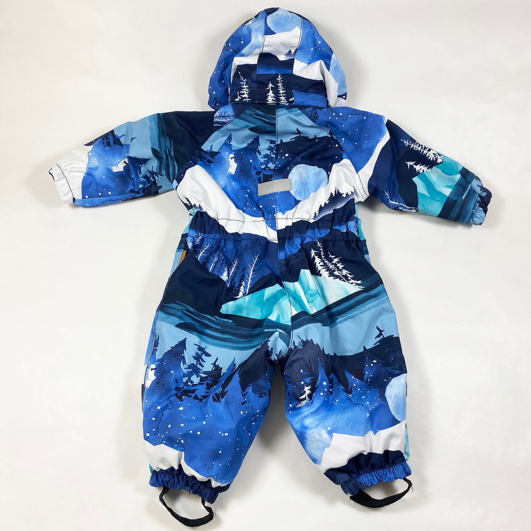 Reima blue multi-coloured snow suit 9-12M/74 3