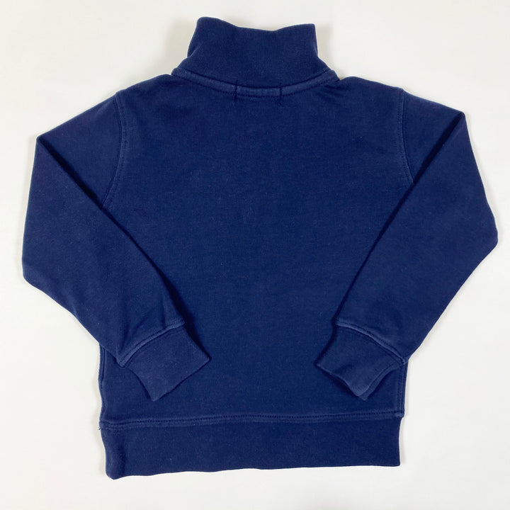 Ralph Lauren navy half-zip sweater 2/2T