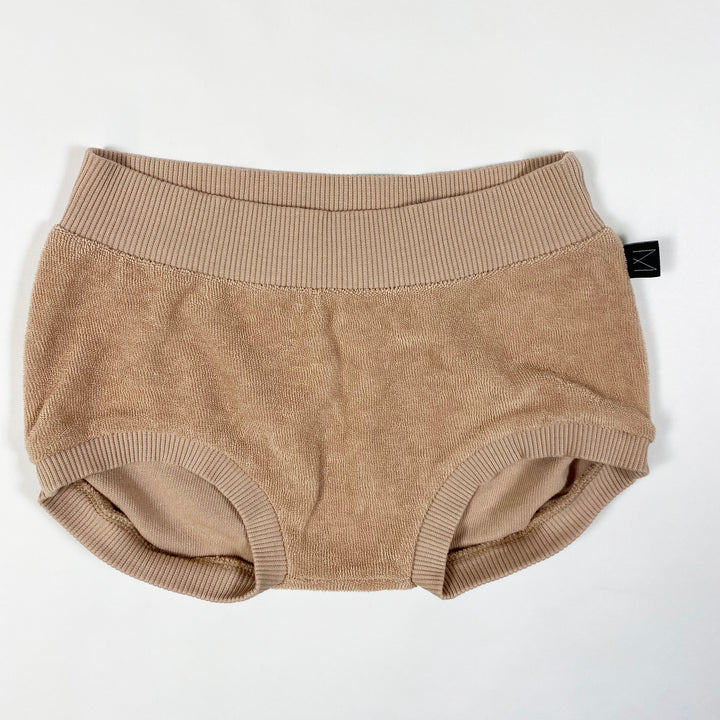 Monkind dusty rose velour bloomers 1-2Y