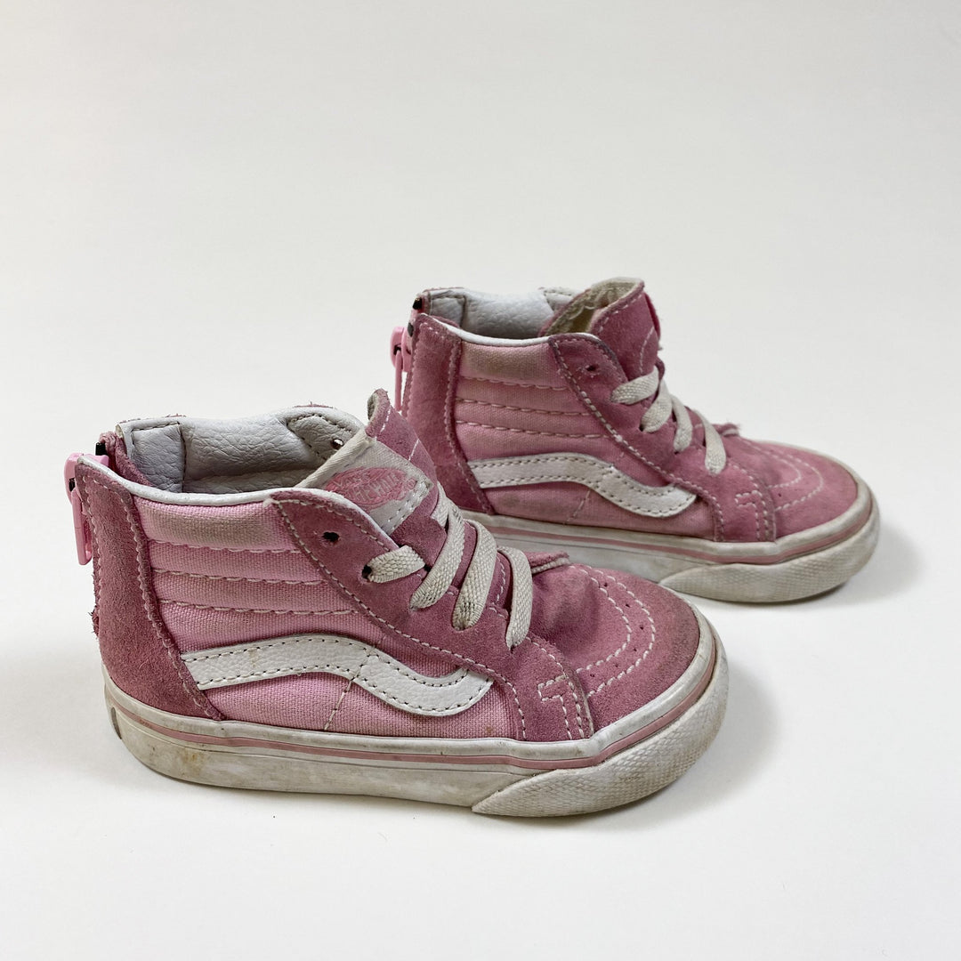 Vans rosa Wildleder-Detail sk8-hi 22