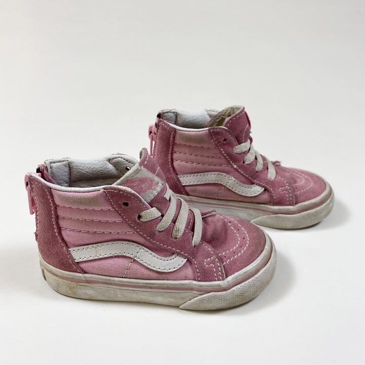 Vans pink suede detail sk8-hi 22