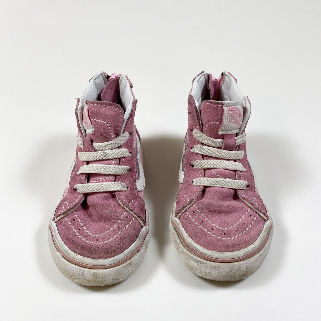 Vans pink suede detail sk8-hi 22