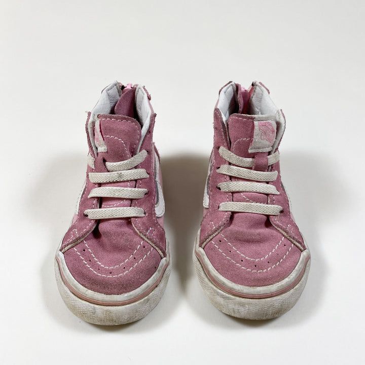 Vans rosa Wildleder-Detail sk8-hi 22