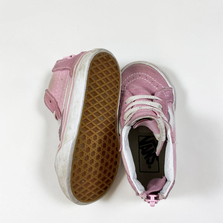 Vans pink suede detail sk8-hi 22