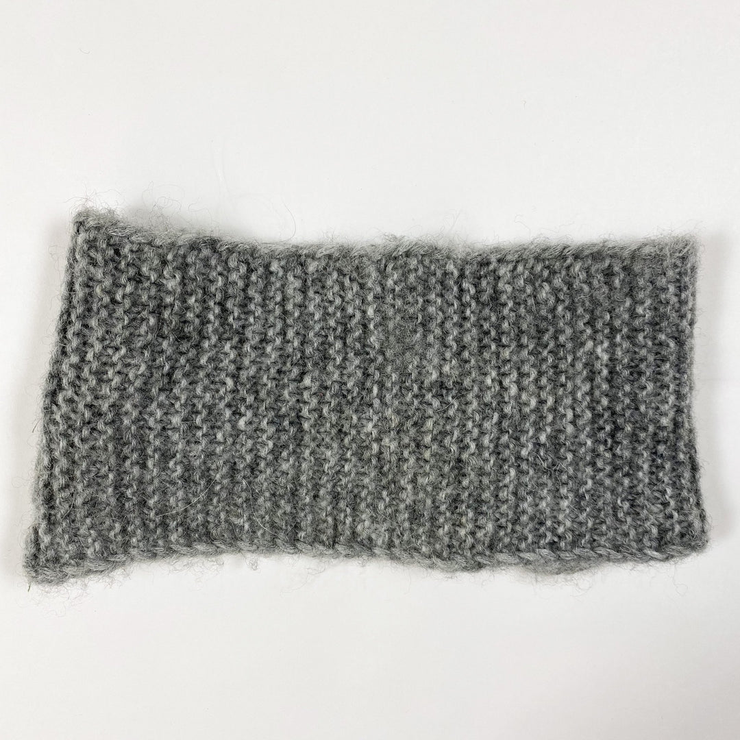 Tocoto Vintage grey knit headband 0-1Y